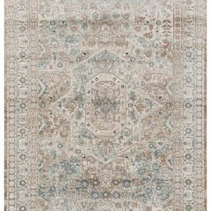 Elegant Traditional Beige Living Room Rug