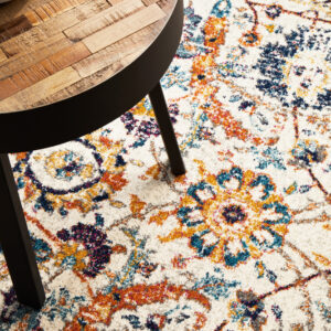 Pattern Rug Close up View