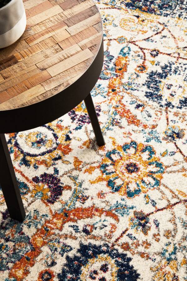 Pattern Rug Close up View