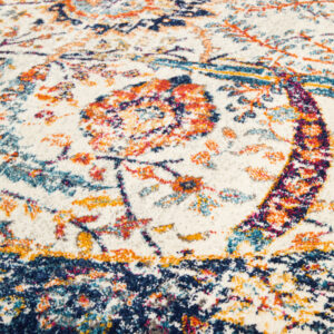 Pattern Rug Side Round Rug View