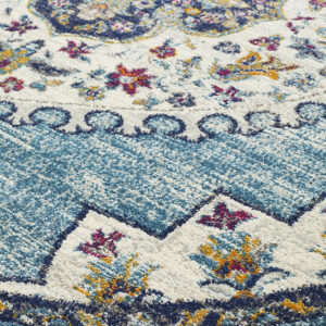 Rococo Rug side of round rug