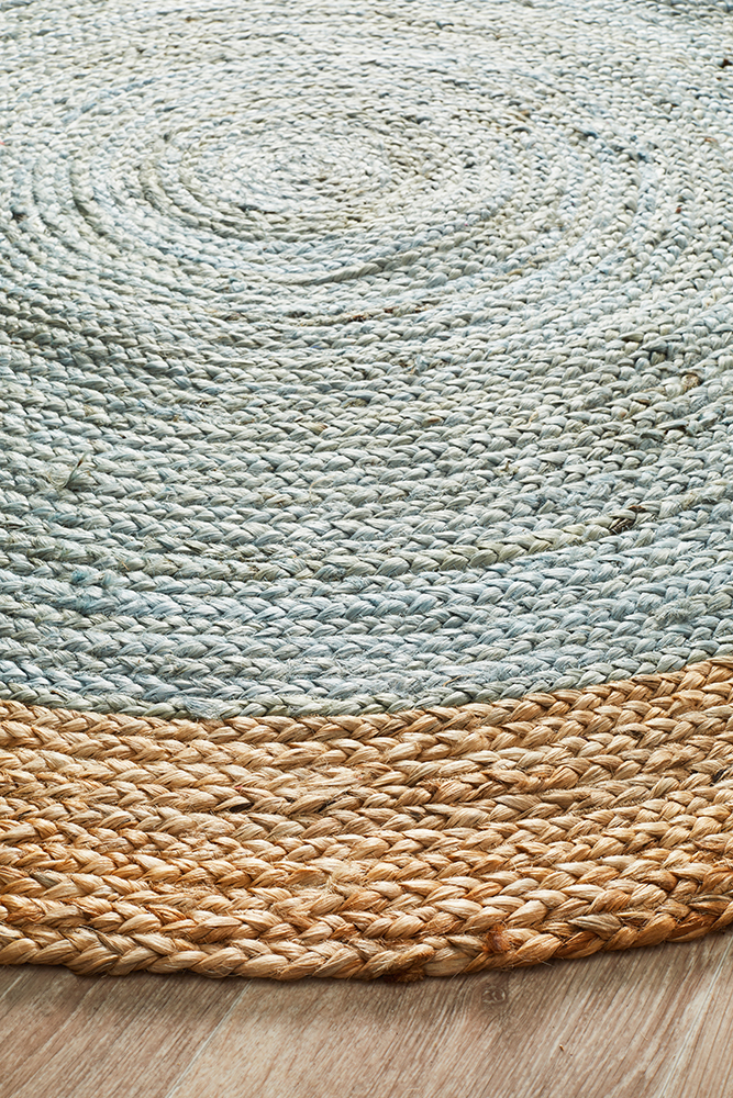 Round Jute Area Rug Stand Out with BohemianInspired Design