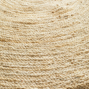 Round Jute Natural Rug