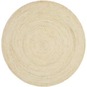 Round Jute Natural Rug
