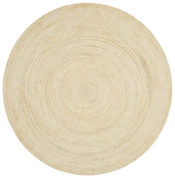 Round Jute Natural Rug