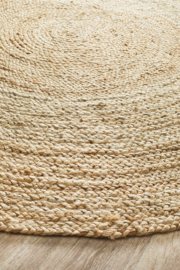 Round Natural Fibre Rug