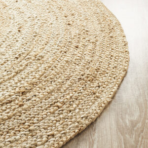 Round Natural Fibre Rug