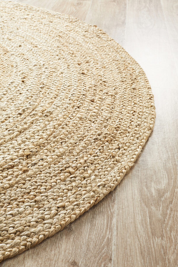 Round Natural Fibre Rug