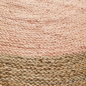Round Pink Rug Pattern