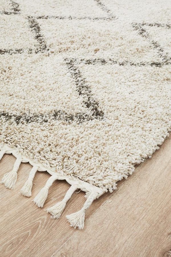 Corner Of Rug With Fringed edge