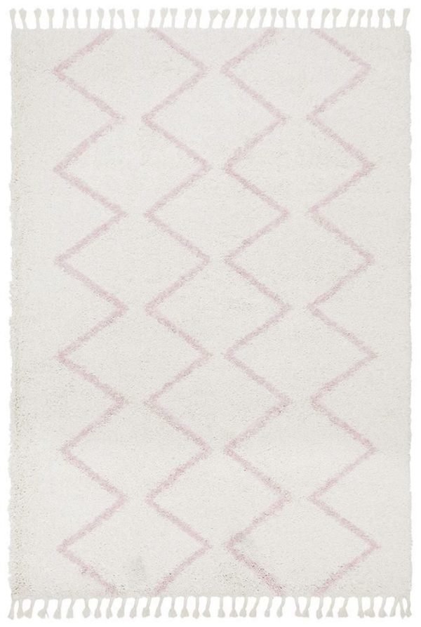 Pink Thick Solid Pile Rug