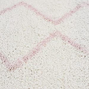 Pink Thick Solid Pile Rug