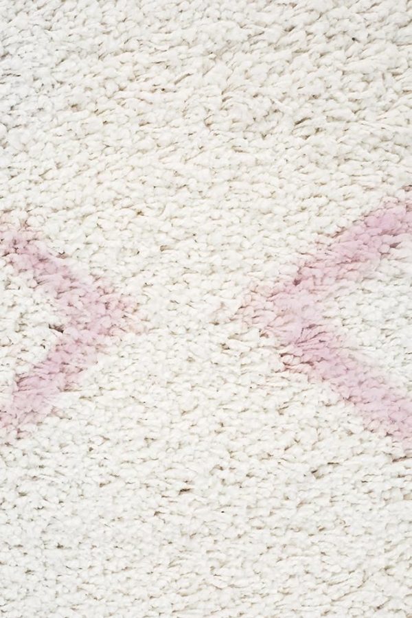 Pink Thick Solid Pile Rug
