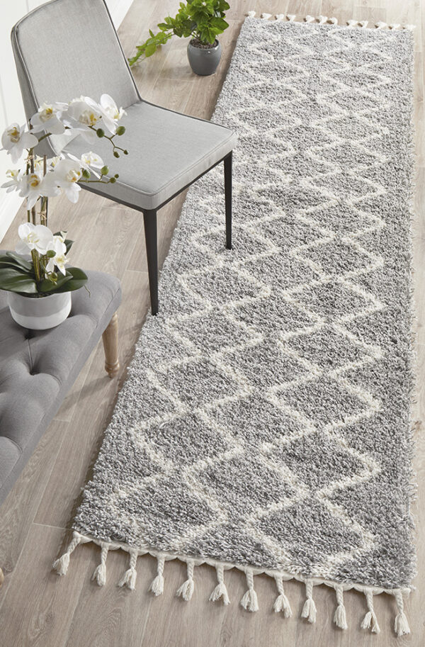 Condensed Shag Pile Rug Hallway Runner