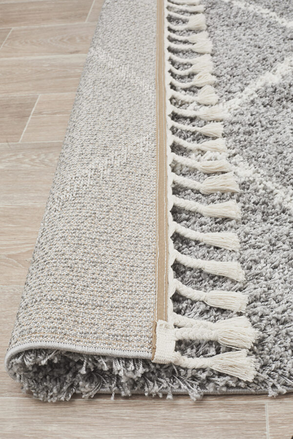 Condensed Shag Pile Rug Backing Of Rug