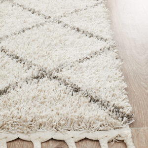Chunky Thick Style Rug Fringed end edges
