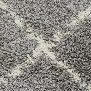 Solid Thick Pile Rug Close Up Design