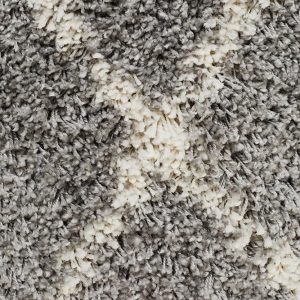 Silver Thick Material Rug