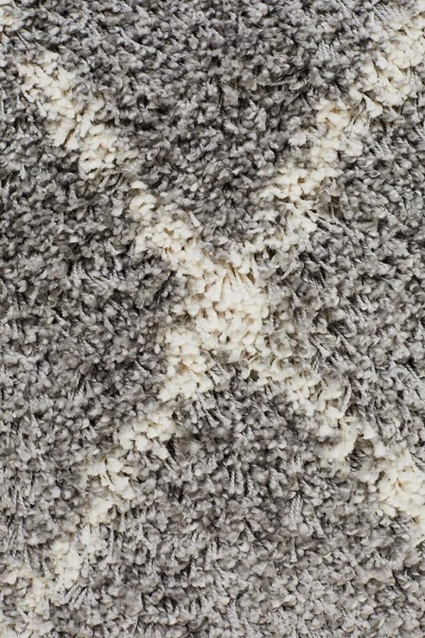 Silver Thick Material Rug