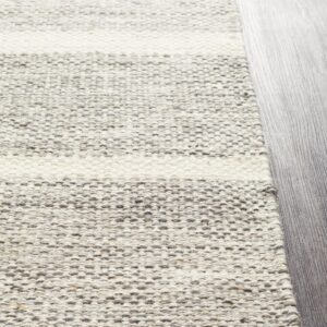 Helsinki Wool Flatweave Floor Rug Side Profile