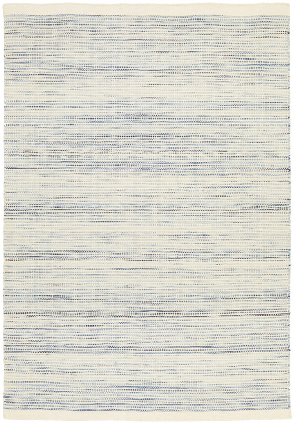 Madras Blue Flat Weave Rug Pattern
