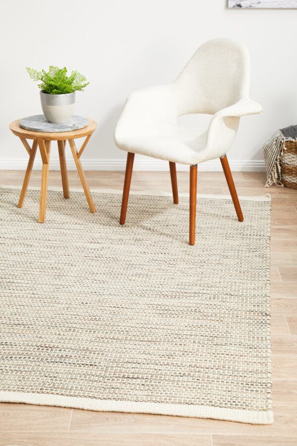 Madras Natural Flat weave Rug Design
