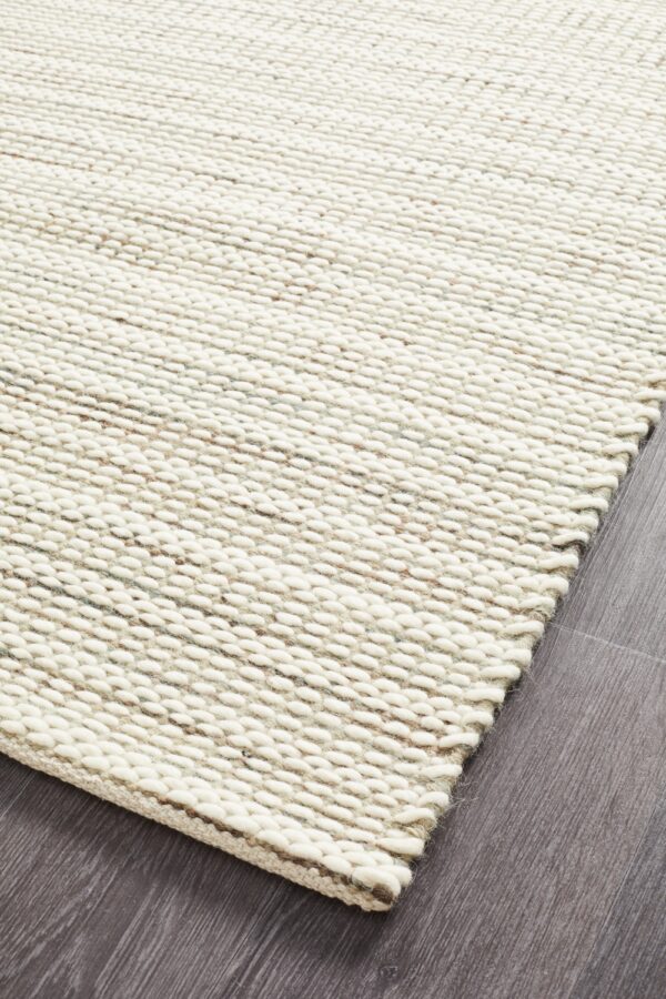 Hand-Braided Felted Wool Rug Corner Photo Hand-Braided Felted Wool Rug Corner Photo