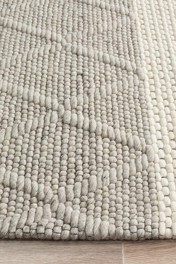 Low Pile Wool Rug Top View