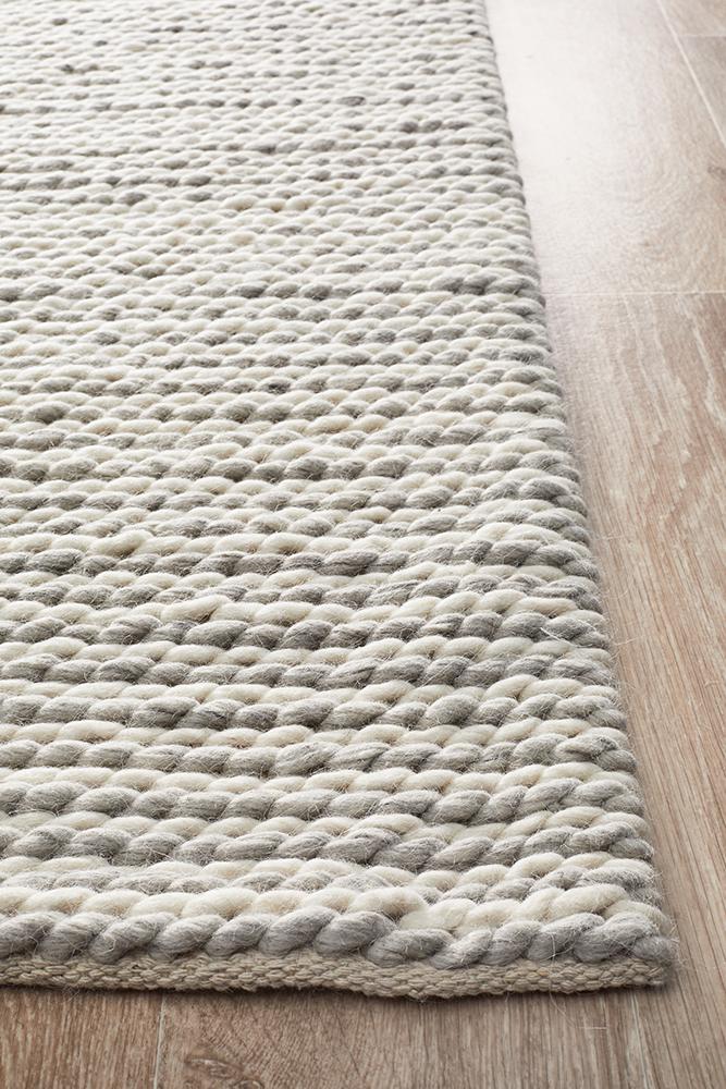 Flat Loop Pile Wool Rug Carpet Capers Modern Designs
