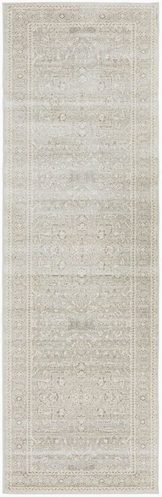 Traditional Flower Style Rug Full view of runner