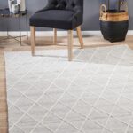 Hand Loomed Silver Rug