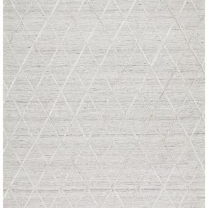 Photo Of Hand Loomed Silver Rug
