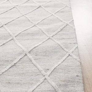 Hand Loomed Silver Rug