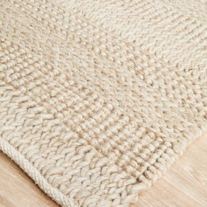 Viscose + Wool Rug Corner Photo