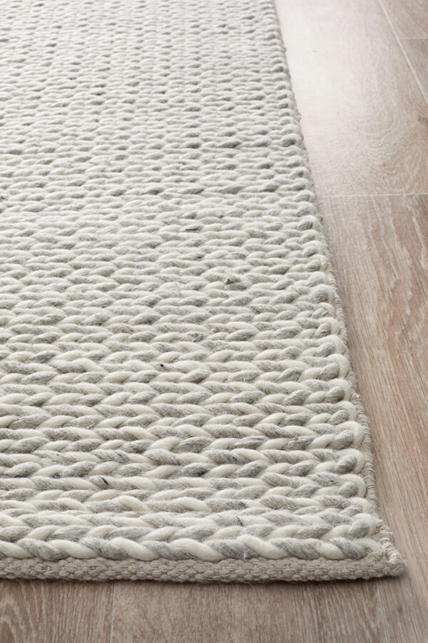 Woven Flat weave Wool Rug End of Rug