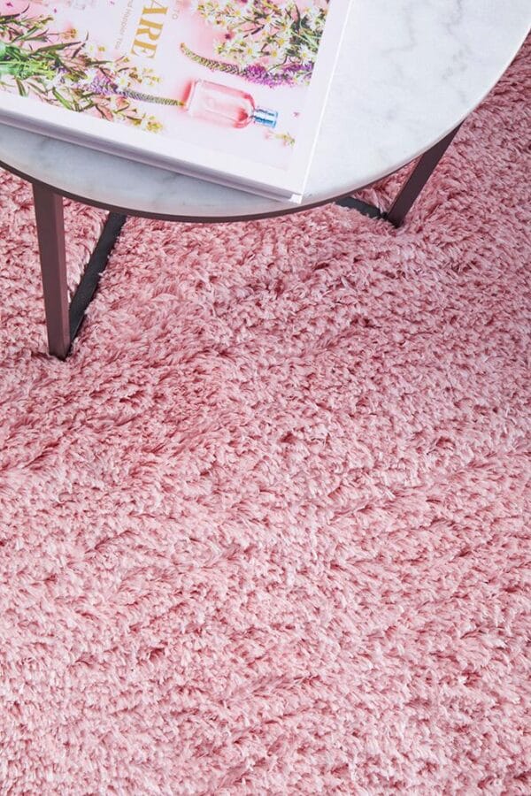 Angel Pink Rug Cotton Pink Rug