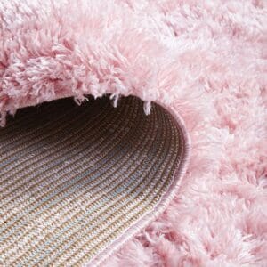 Angel Pink Rug Backing of Rug