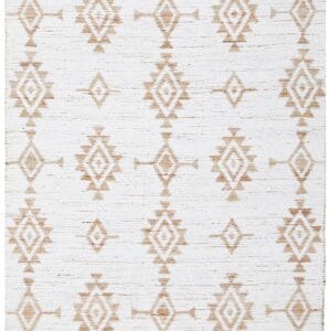 Hand Loomed Rug Reversable Pattern Other side of Rug