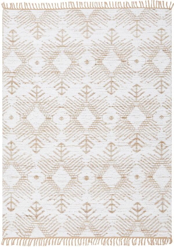 Hand Loomed Patterned Rug design reversible