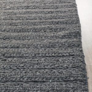 Handwoven Charcoal Rug Design