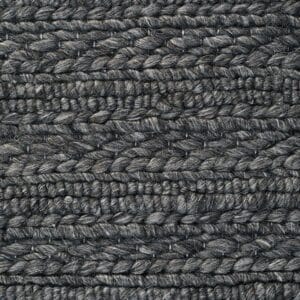 Handwoven Charcoal Rug Design