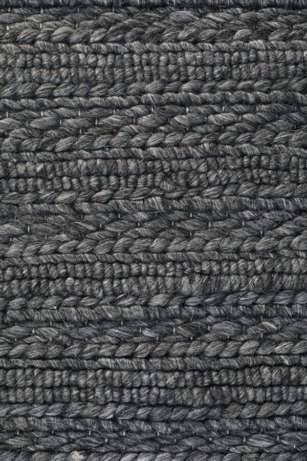Handwoven Charcoal Rug Design