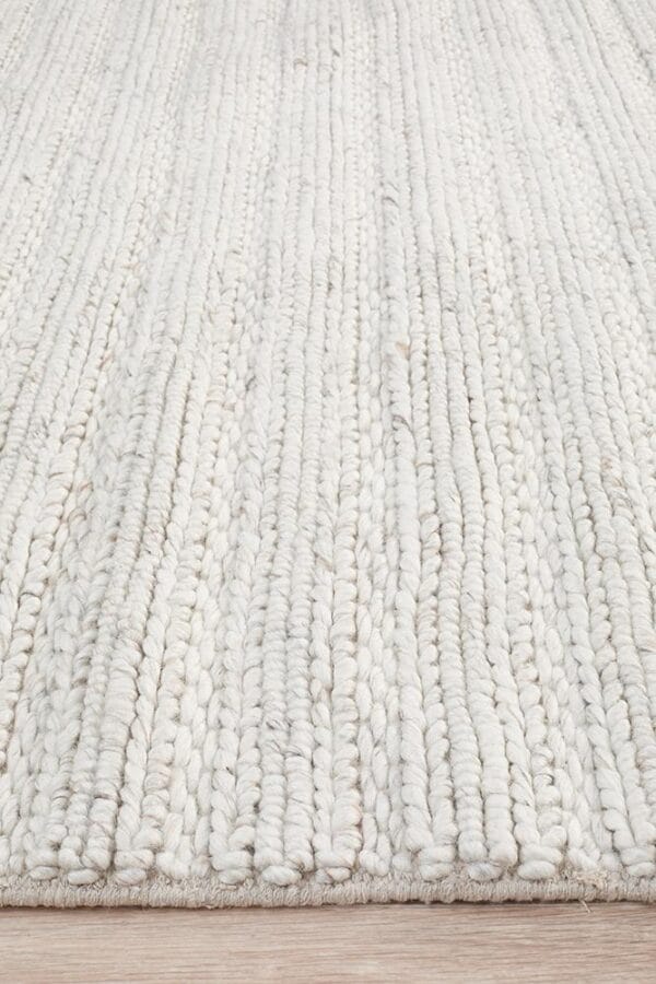 Handwoven Ivory Rug Design