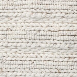 Handwoven Ivory Rug Pattern