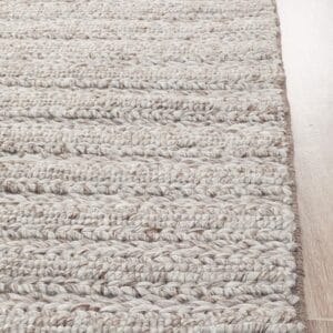 Handwoven Natural Rug Side Design