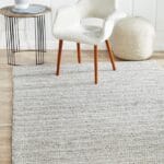 Handwoven Silver Rug