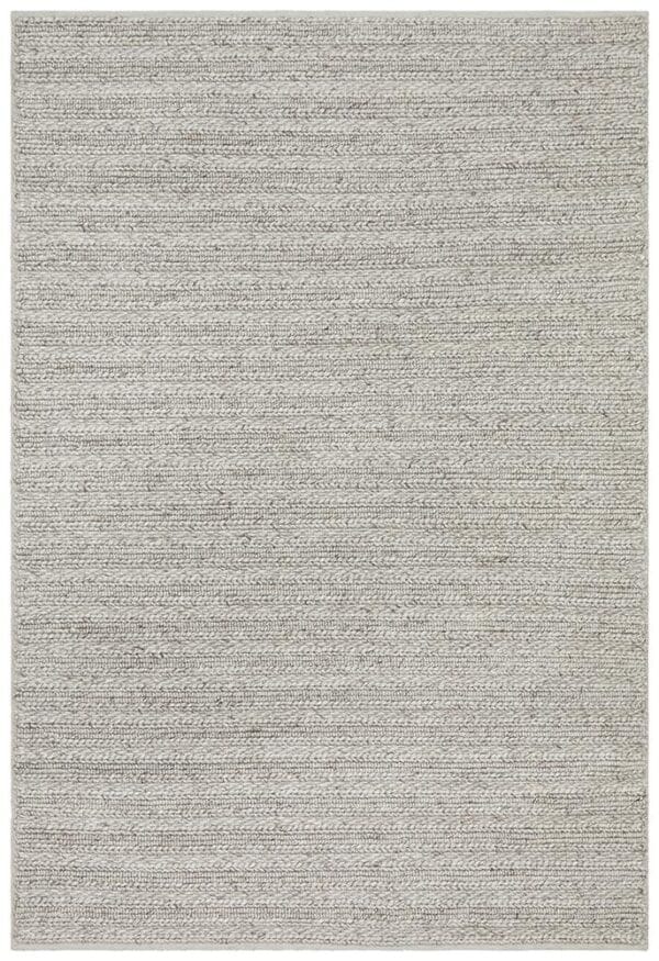 Handwoven Silver Rug
