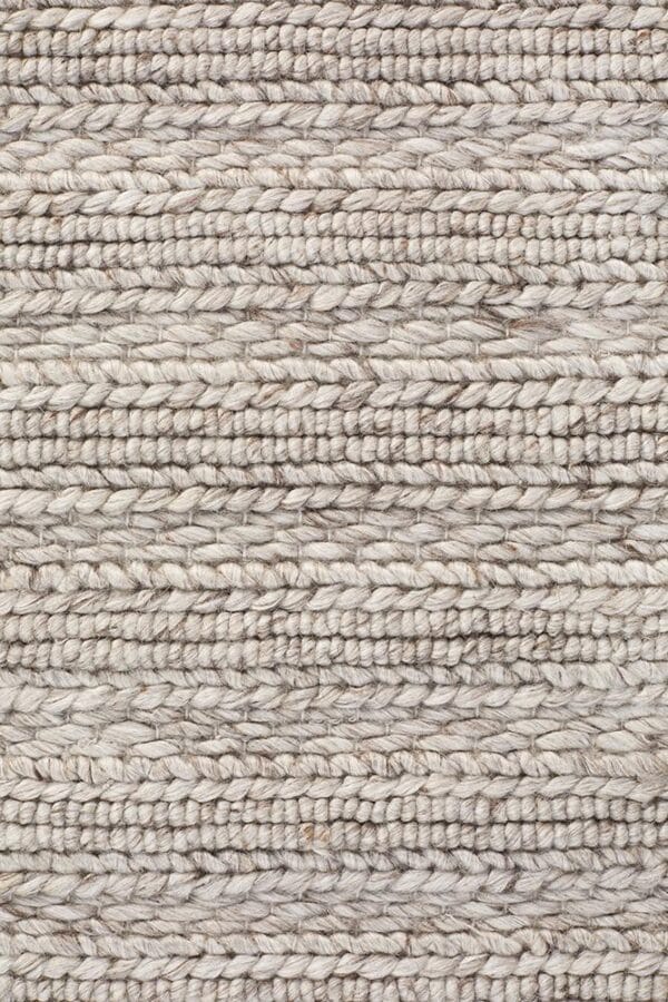 Handwoven Silver Rug Weave Design