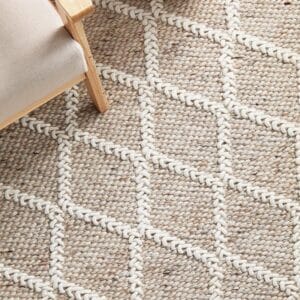 Natural Wool Blend Rug