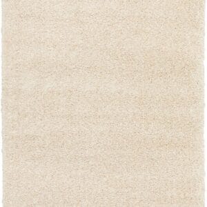 Cream Shag Pile Rug Design